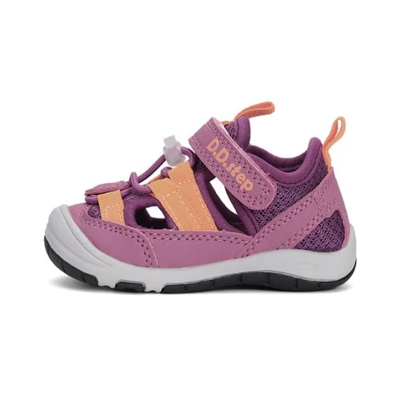 D.D.Step lila-narancs "Quick dry" (gyorsan száradó) szandál 28, 29, 30 és 31 méretekben